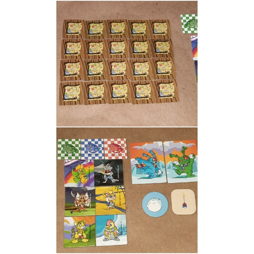 Neopets Adventures In Neopia 2003 Board Game Replacement Pieces